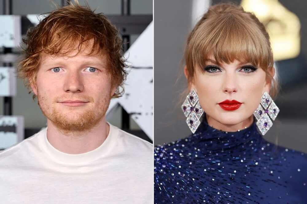 Taylor Swift and Ed Sheeran