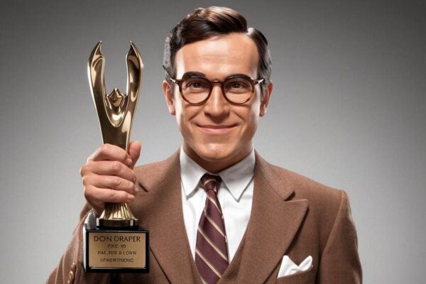 don draper bronze clio award for sale