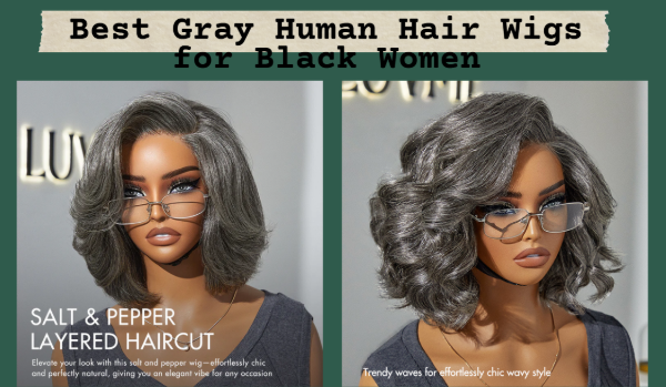 Gray Human Hair Wigs