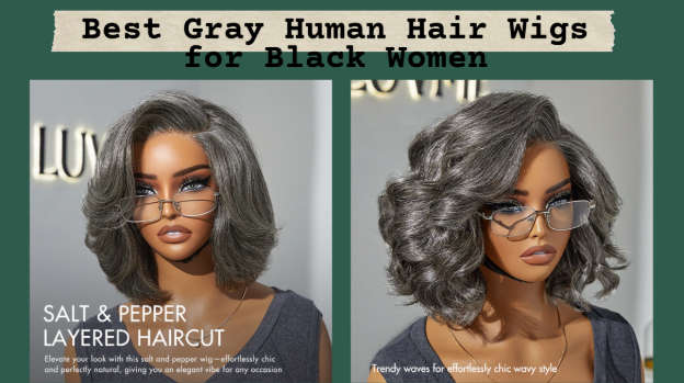 Gray Human Hair Wigs